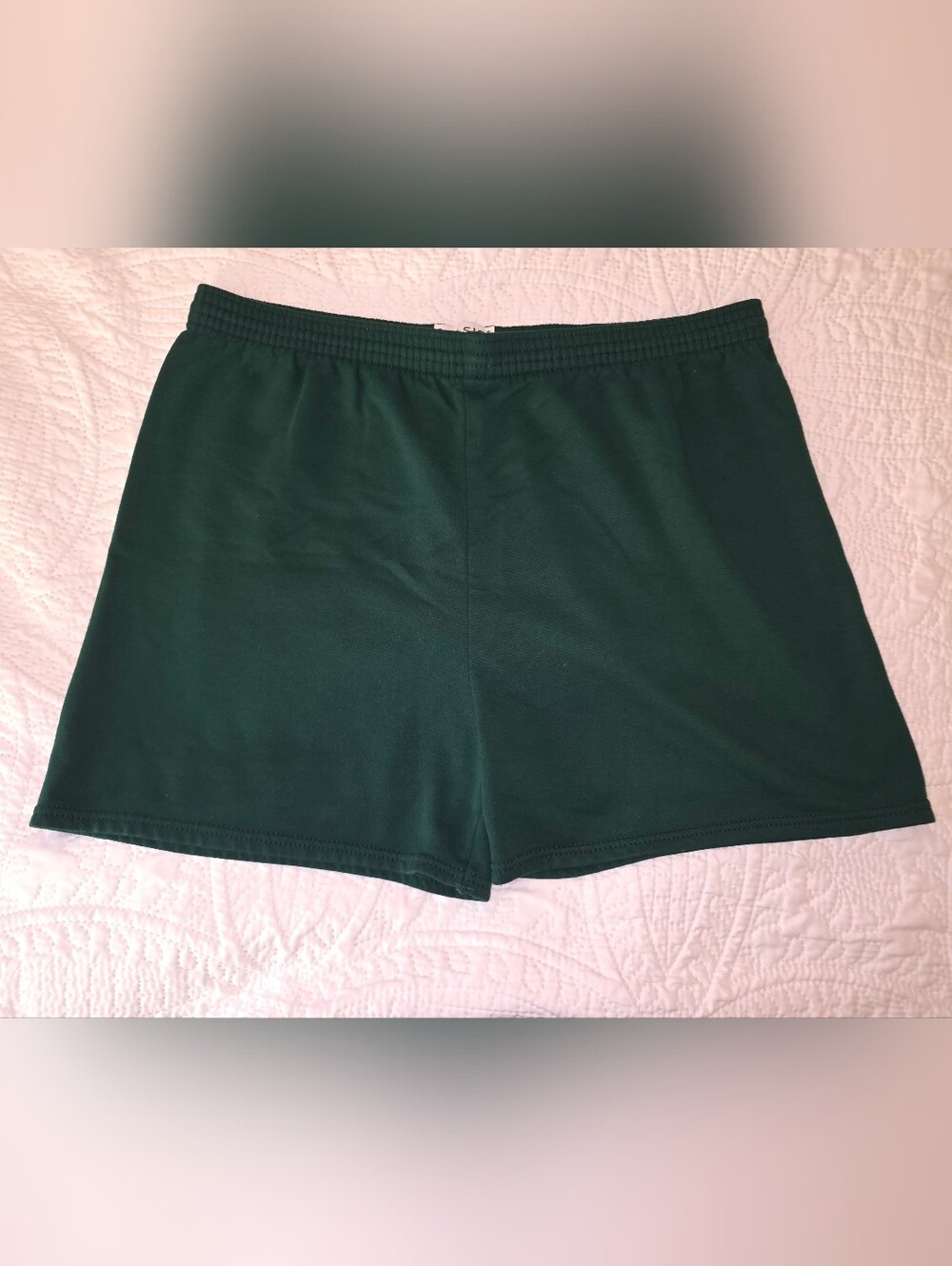 Vintage 1980s Forest Green Active Lounge Shorts by Basic Editions